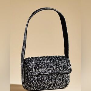 The Fiona Beaded Bag- Crochet Edition. Maeve by Anthro NWT